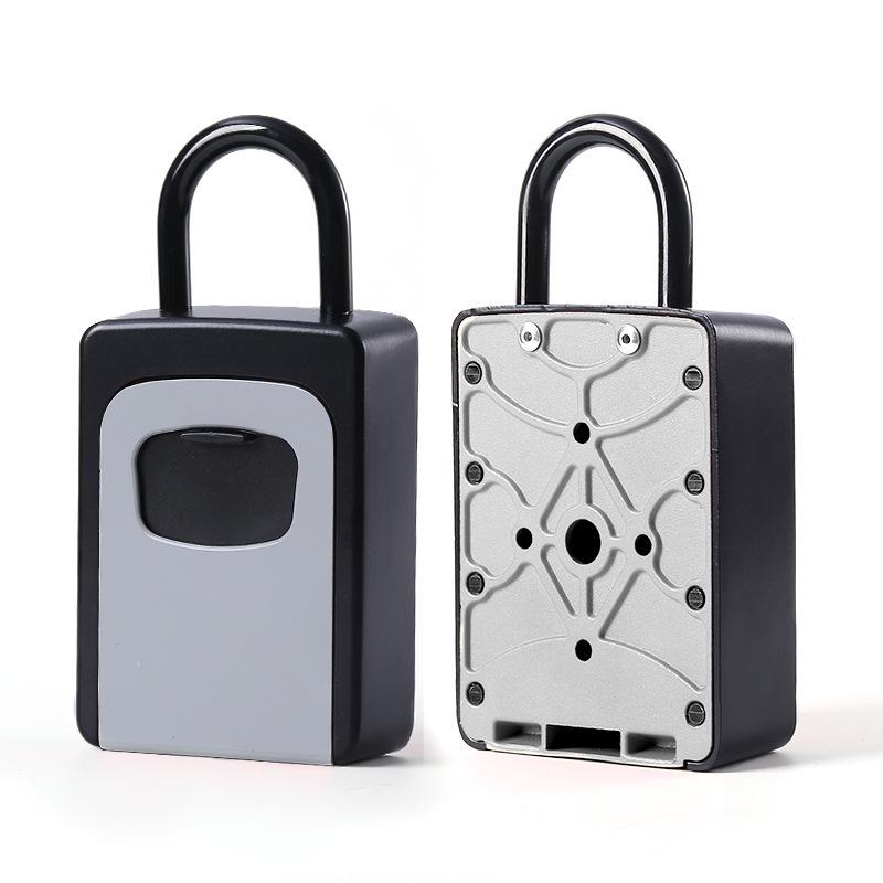 B&B Decor Wandmontierte Schlüsselbox mit Schloss & Haken - Kostenlose Montage