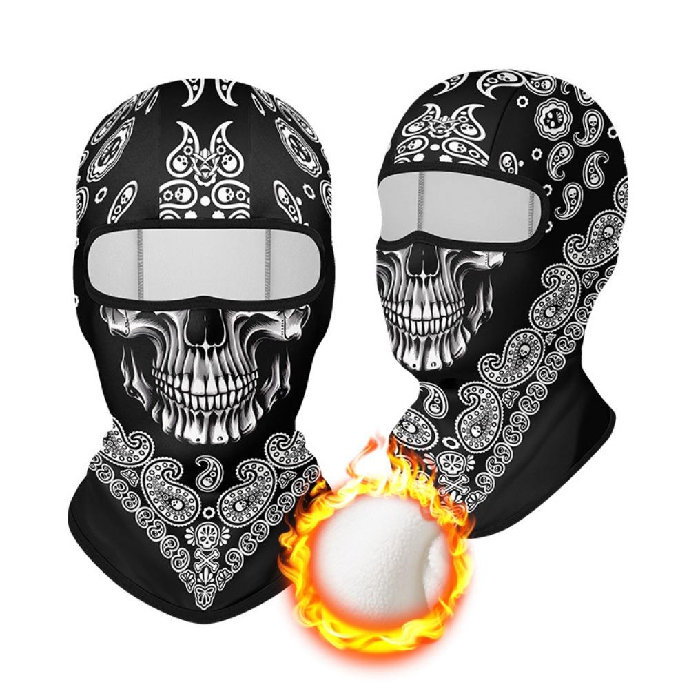 Multi-function Fleece Balaclava Plush MTB Face Mask Winter Bicycle Full Face Cover  for Men Women