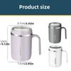 500ml Thermal Insulation Coffee Cup PP/304Stainless Steel Inner Liner Portable Large Capacity Students Water Cup with Seal Lid