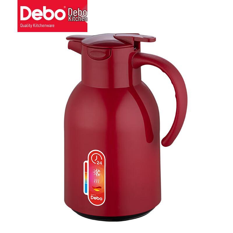 DeBao Willette 1450ml Glass Thermos Flask