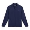 Li Ning Glory Series Casual Stand Collar Long Sleeve Brand Logo Reflective Knitted Sports Jacket Men Jacket Deep-Navy AWYV017-4