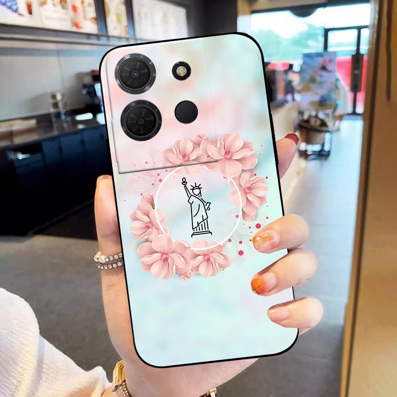 For TCL 503 Case Popular Painted Shell TPU Silicone Cover For TCL 503 Phone Case Protective Soft Cover Shockproof Funda Coque