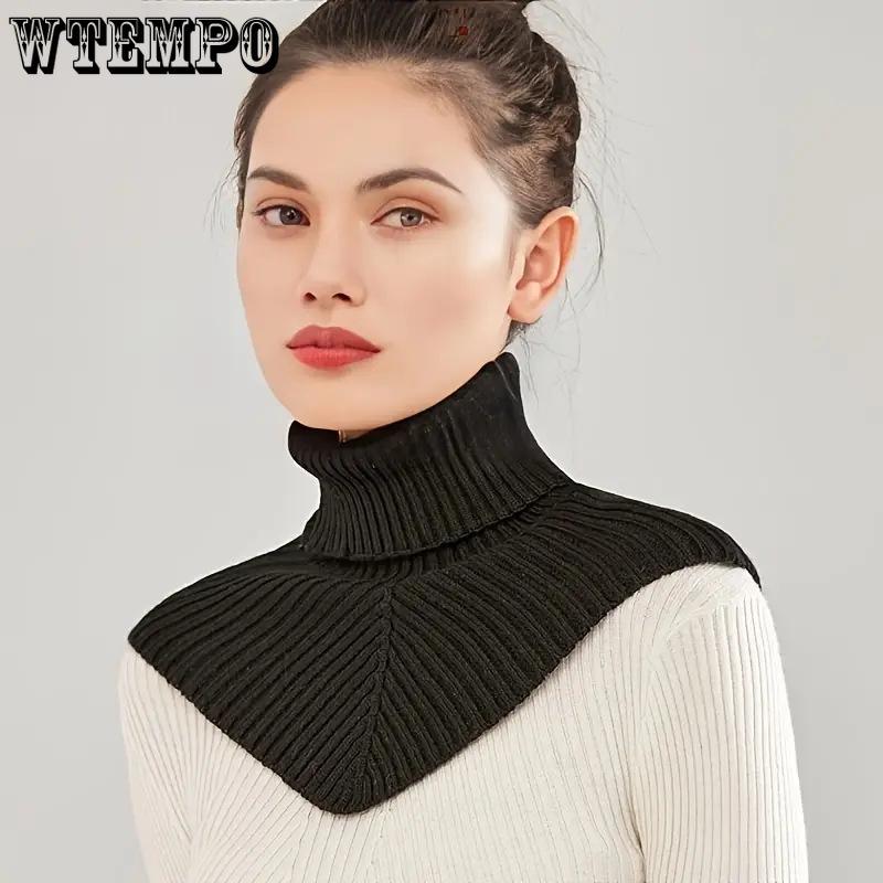 Men's and Women's Autumn and Winter Knitted Scarves High Necked Scarf Fake Collars Decorative Scarves