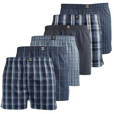 Kandor Mens Nightling Woven Boxer Shorts (Pack of 6)