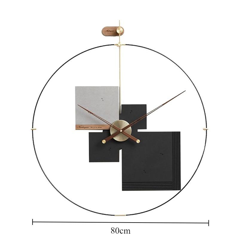 Modern Large Wall Clock Stylish Silent Mechanism Clock Living Room Simple Decor Wall Watch Noiseless Home Decoration Accessorie