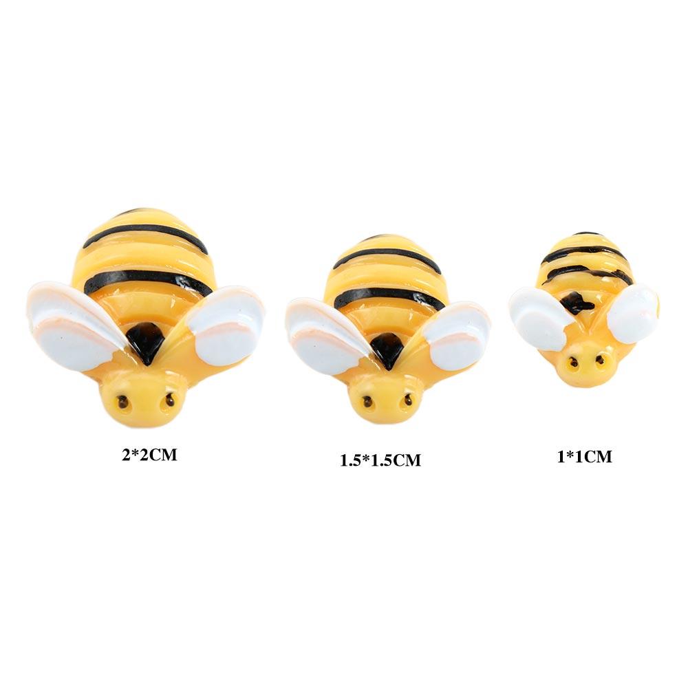 Craft Jewelry Making Resin Cute Lovely Bee Embellishment Flatback Miniature Cabochon
