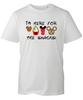 I'm Here For The Snacks T-Shirt Funny Ice-cream Shakes Lovers Mouse Spoof Foody