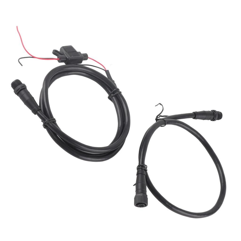 Marine for NMEA 2000 Starter Kit 1m Power Cable with Fuse Male Female Terminator T Connector for Lowrance Networks