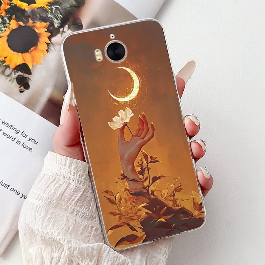 For Huawei Y5 Y6 2017 Case MYA-L23 MYA-L22 MYA-L03 Silicone Cover Luxury Painted Soft Silicone Protector For Huawei Y3 2017 Capa