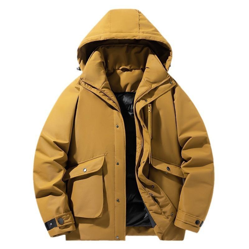 Couple tooling down padded jacket men's trend padded jacket new winter short trend loose thickened down padded jacket women