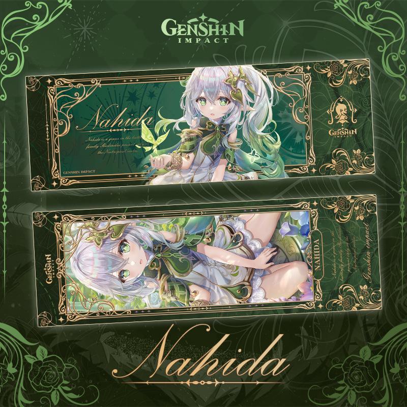 

Genshin Impact Fatui Series Tartaglia Arlecchino II Dottore двусторонний лазерный билет с штампованным аниме-закладкой, украшения 6