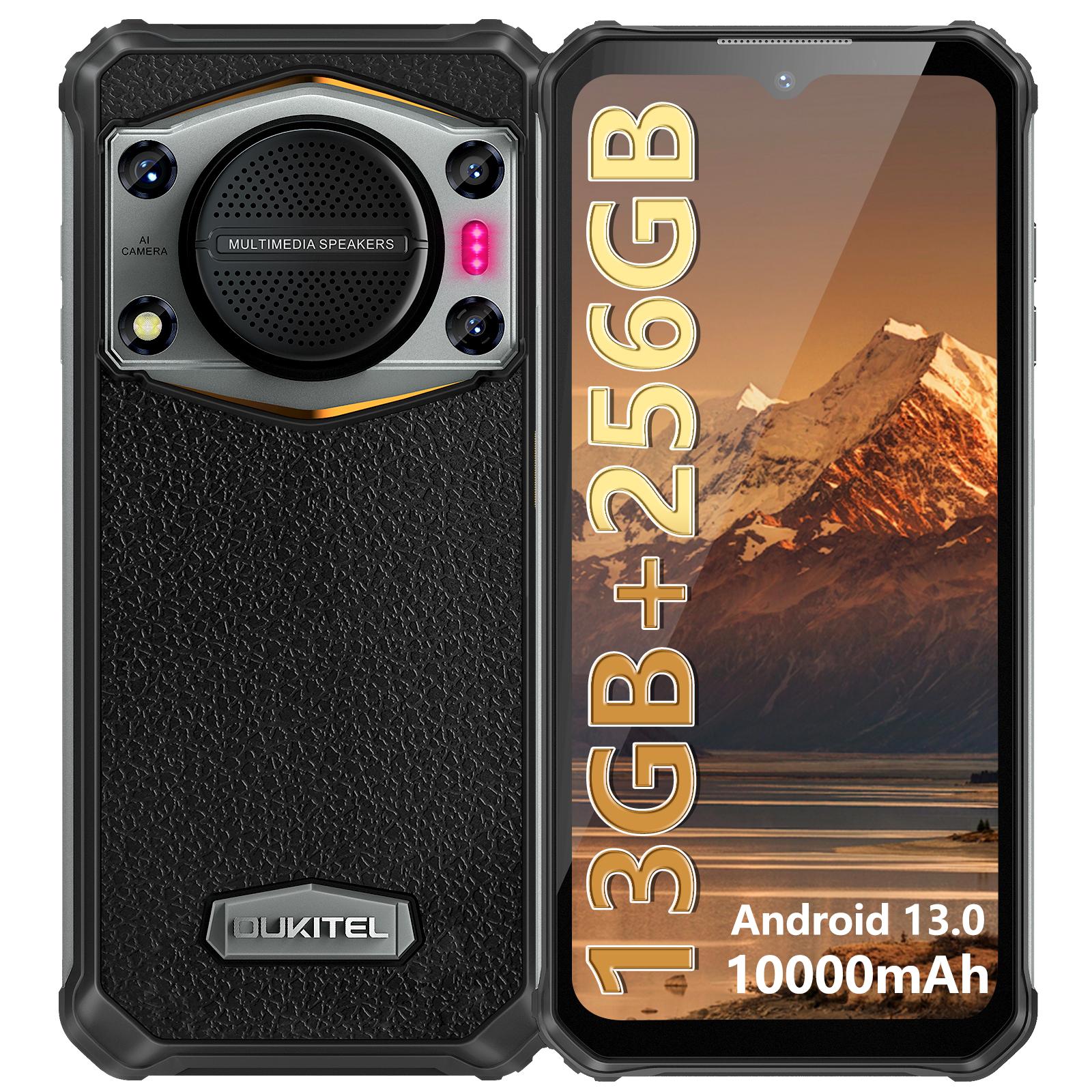 

Прочный телефон WP22 OUKITEL, 8 ГБ, 256 ГБ, 10 000 мАч, 6,58 дюйма, FHD+, смартфон, 48 МП, Helio P90, 125 дБ, сверхгромкий динамик, NFC, мобильный телефон