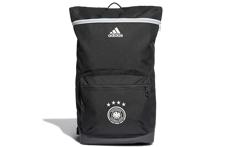 Спортивный рюкзак Adidas из переработанного полиэстера, однотонный, обычный, унисекс, угольно-черный FJ0825