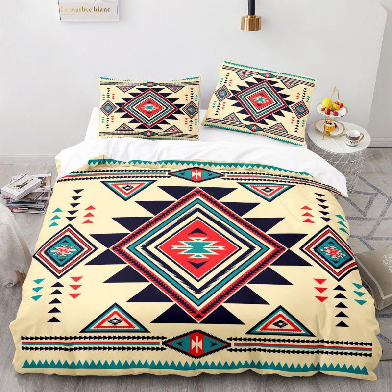 3D Digital Printing Three-Piece Bedding Four-Piece Set 2