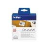 Papier Rouleau - Brother - DK-22225 - 3,8 Cm X 30,5 M - Étiquettes Continues - Compatible QL-1050
