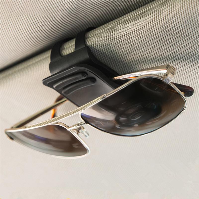 2PCS S-shaped Car Glasses Clip Creative Multi Functional Glasses Frame Car Glasses Clip Ticket Clip Automotive Interior Supplies