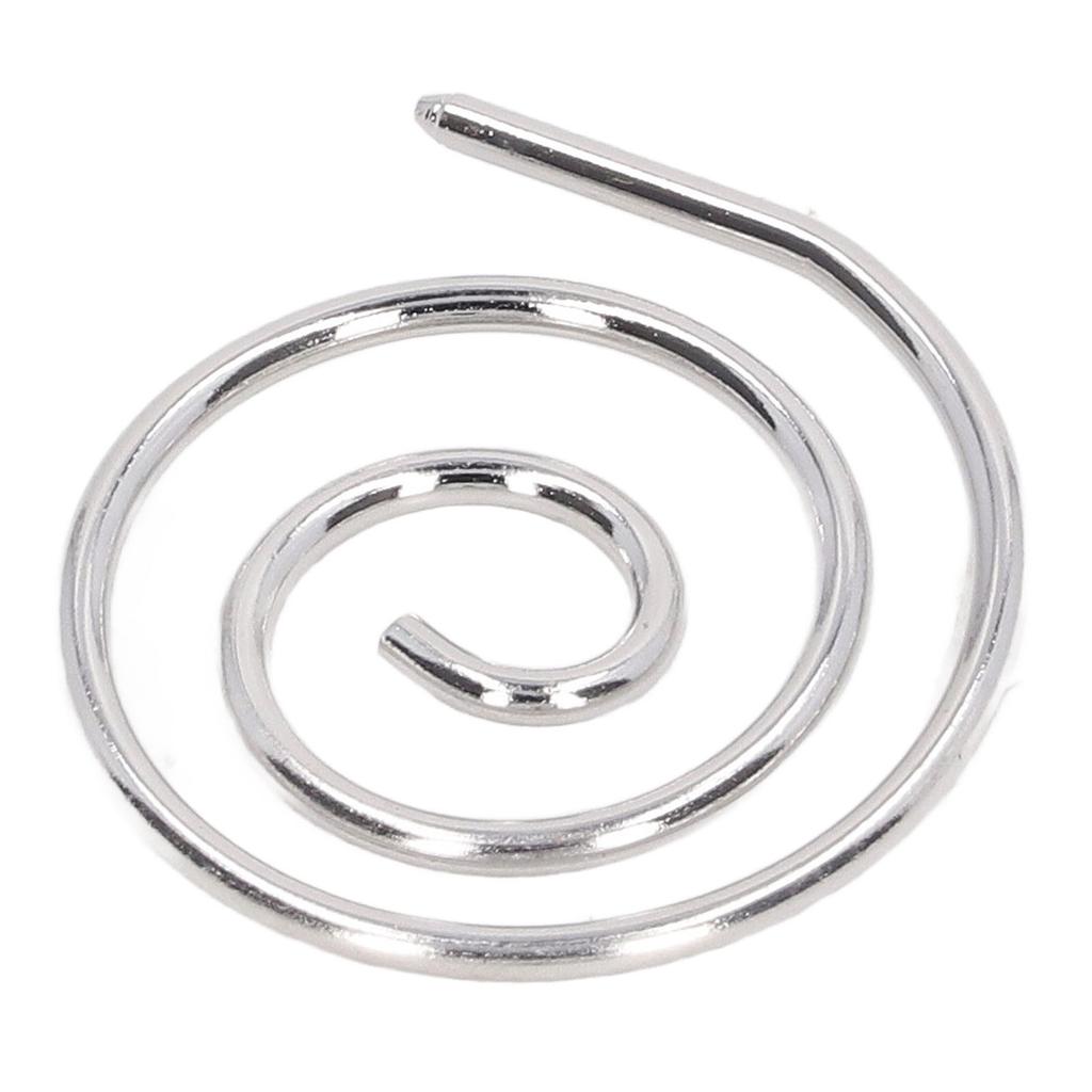 Agujas Circulares de Tejer en Espiral Acero Inoxidable Resistente a la Corrosión Punta Herramienta de Tejer para Tejedores