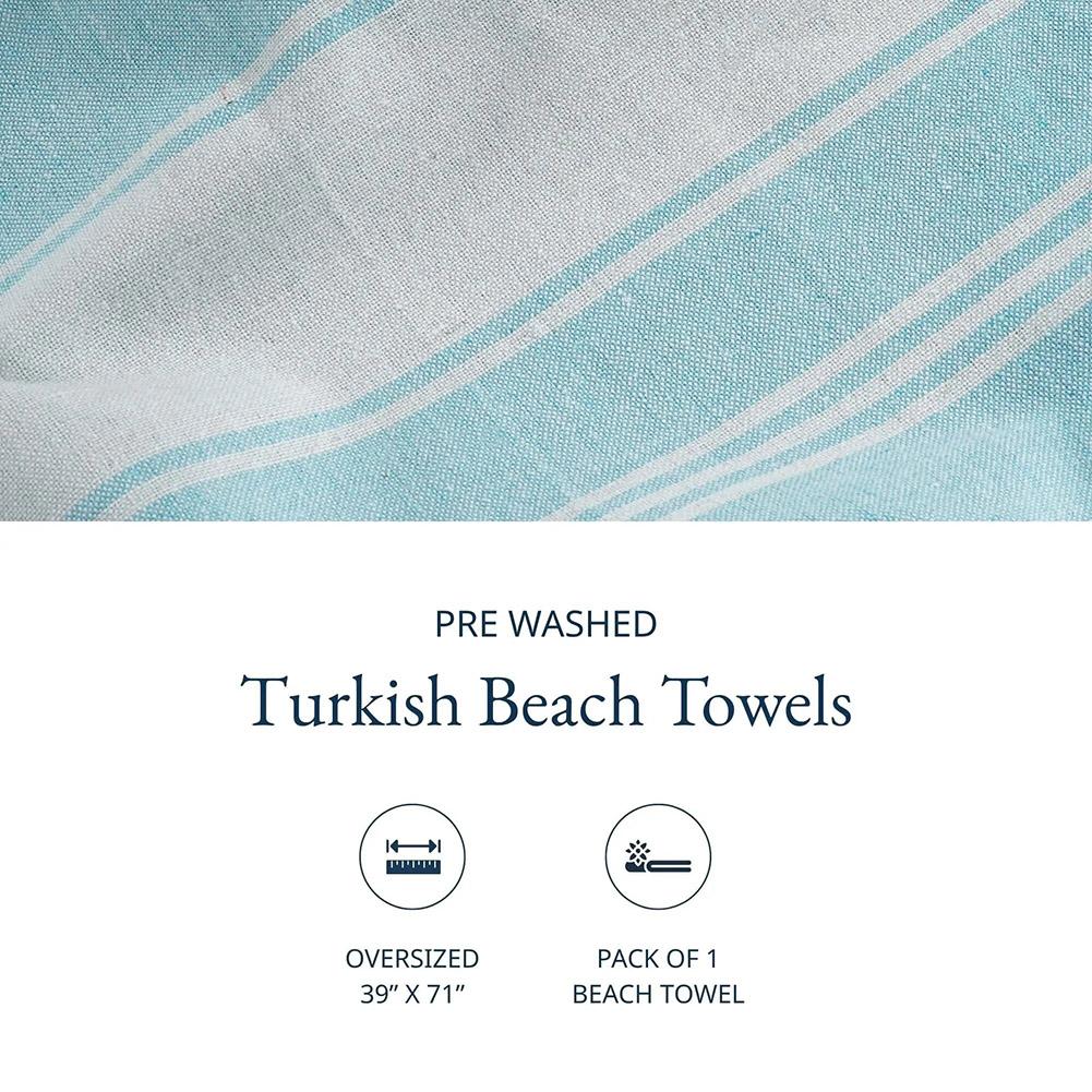 180x100cm Striped Beach Towel Soft Cotton Large Thick Lightweight Quick Dry Beach/Bath Towel Swim Travel Accessories