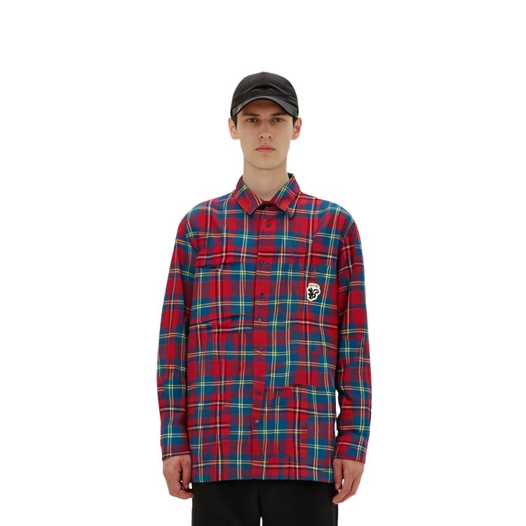GUCCI Tartan Skunk Patch Shirt 720960-ZAK7U-6499