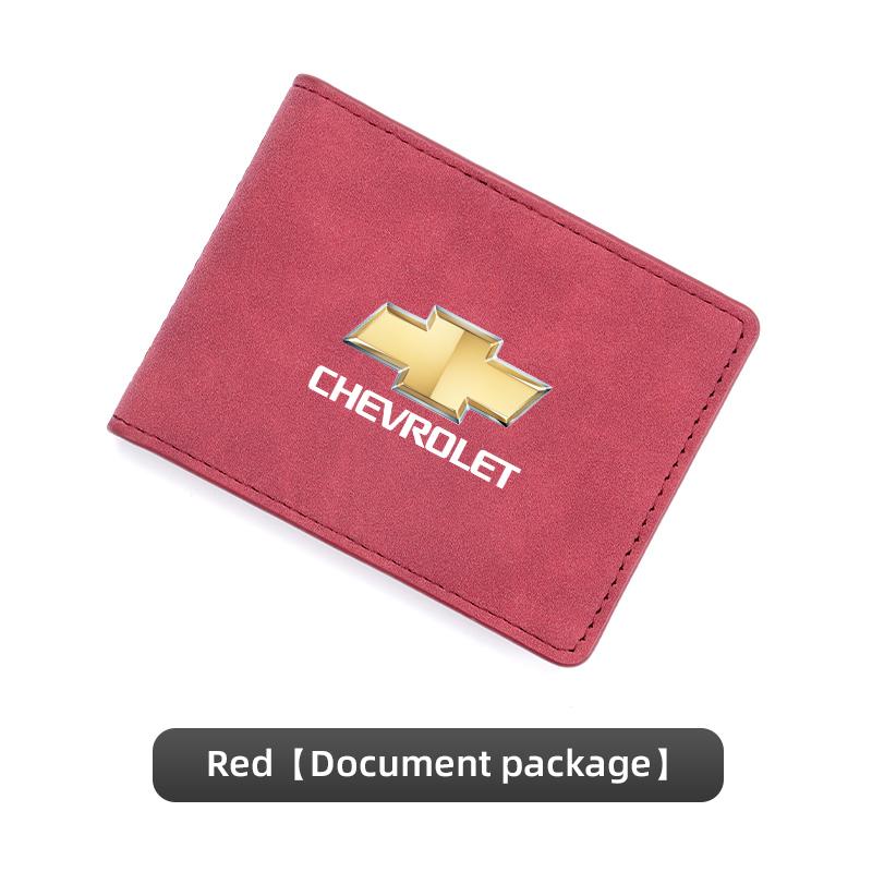 Führerschein-Tasche Lederhülle Ausweishalter Für Chevrolet Corvette Montana TrailBlazer Silverado Traverse Camaro Suburba