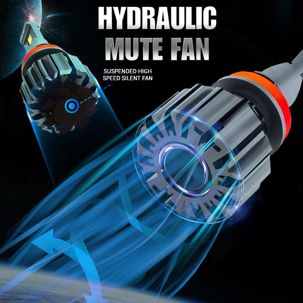 2Pcs 120W H7 H4 Led Lamp Double Copper Tube Led Lights For Car H1 H11 HB3 9005 HB4 9006 Led Headlight Bulb