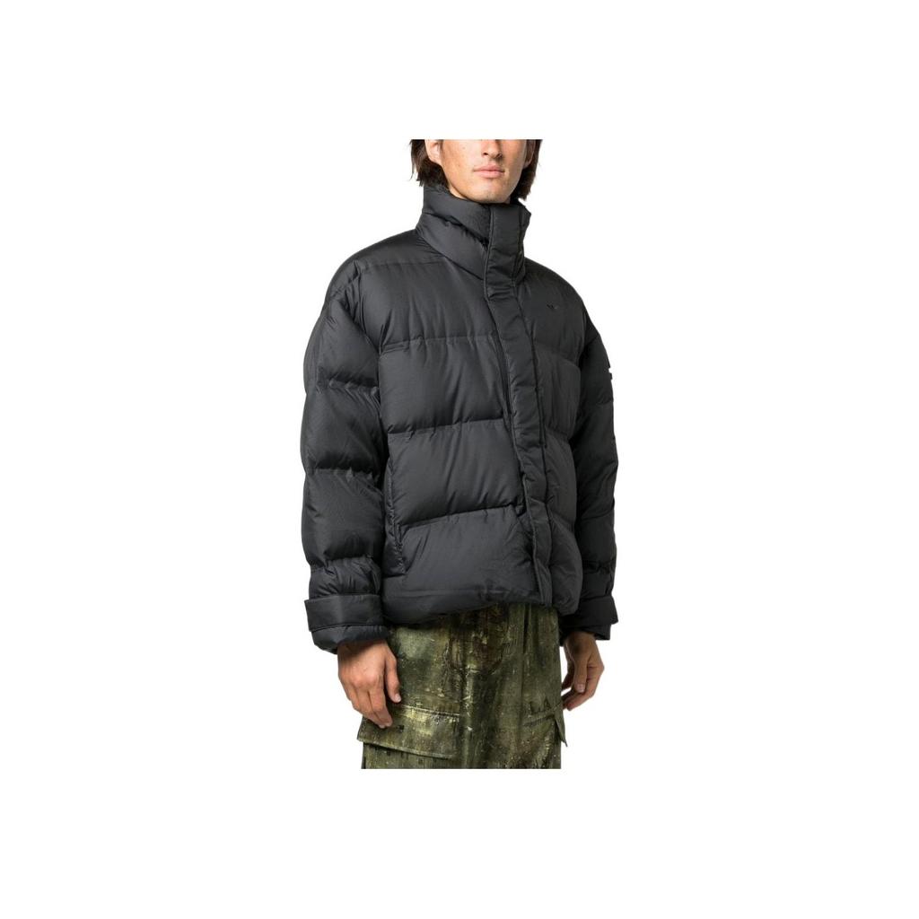 Adidas Originals Trefoil Solid Logo Hidden Zip Stand Collar Jacket Men Outerwear Black HM9221