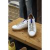 Pani Cale Mario Blue Suede Contrast CalFskin Vintage Sneakers F qFo03wh