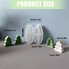 4 Cavities Christmas Tree Silicone Mold Silicone Mould For Epoxy Resin