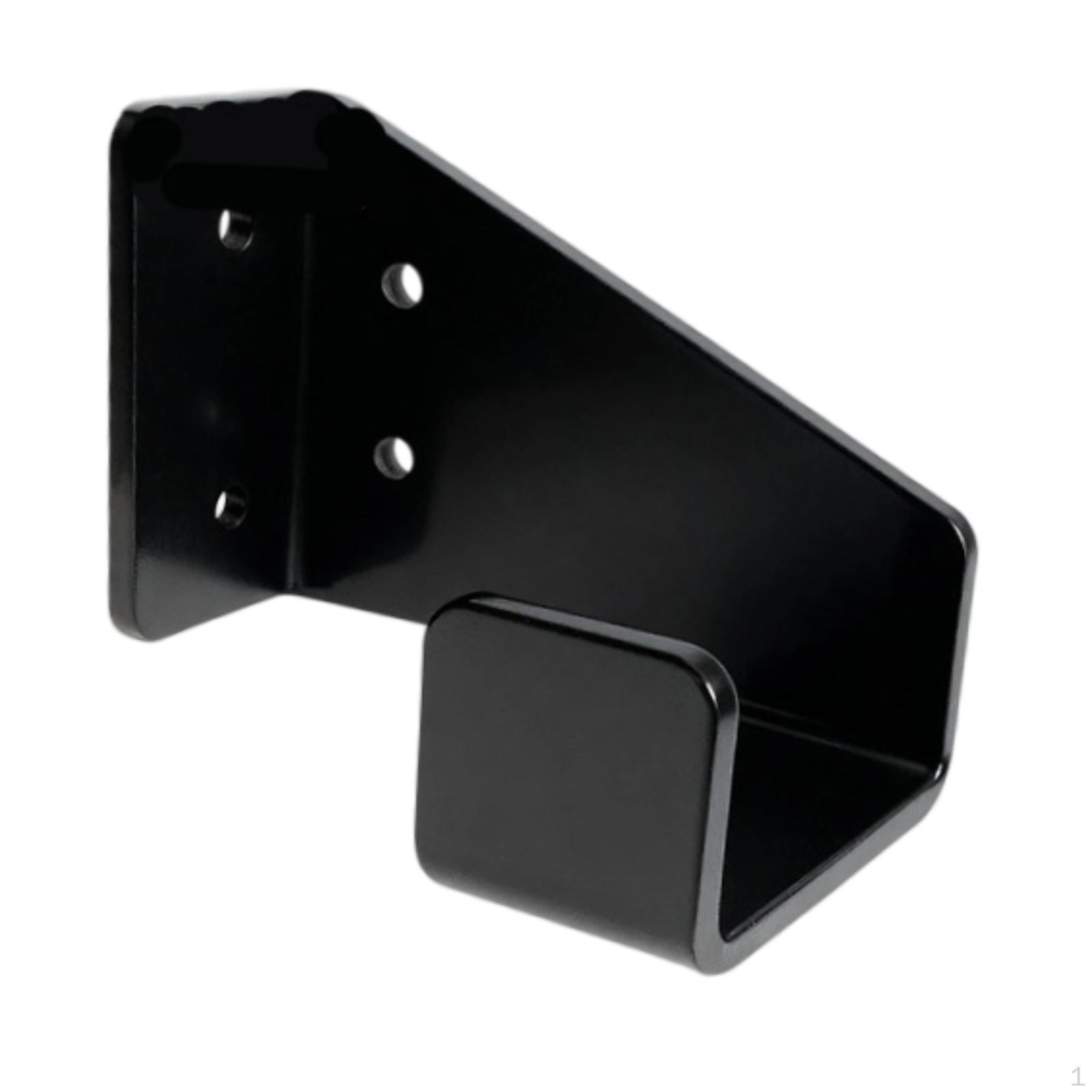 

Hanger Bracket Anti Rust Easy Installation Iron Heavy Duty Holder Wall Mounted for чёрный