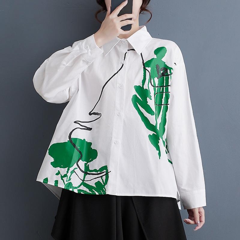 

Рубашки и блузки с длинными рукавами для блузок, повседневные свободные весенне-осенние топы, женская рубашка на пуговицах белый