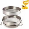 1 Pcs Stainless Steel Honey Filter Double-Screen Honey Particle Filter Multi-Function Adjustable Fine Mesh Sieve Filter Screen