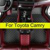 Car Floor Mats For Toyota Camry 2012-2017 2013 2014 2015 2016  Auto Foot Pads Automobile Carpet Cover Interior Accessories