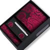 Men's 4-Piece Tie Gift Set for Business, Wedding, and Formal Wear.