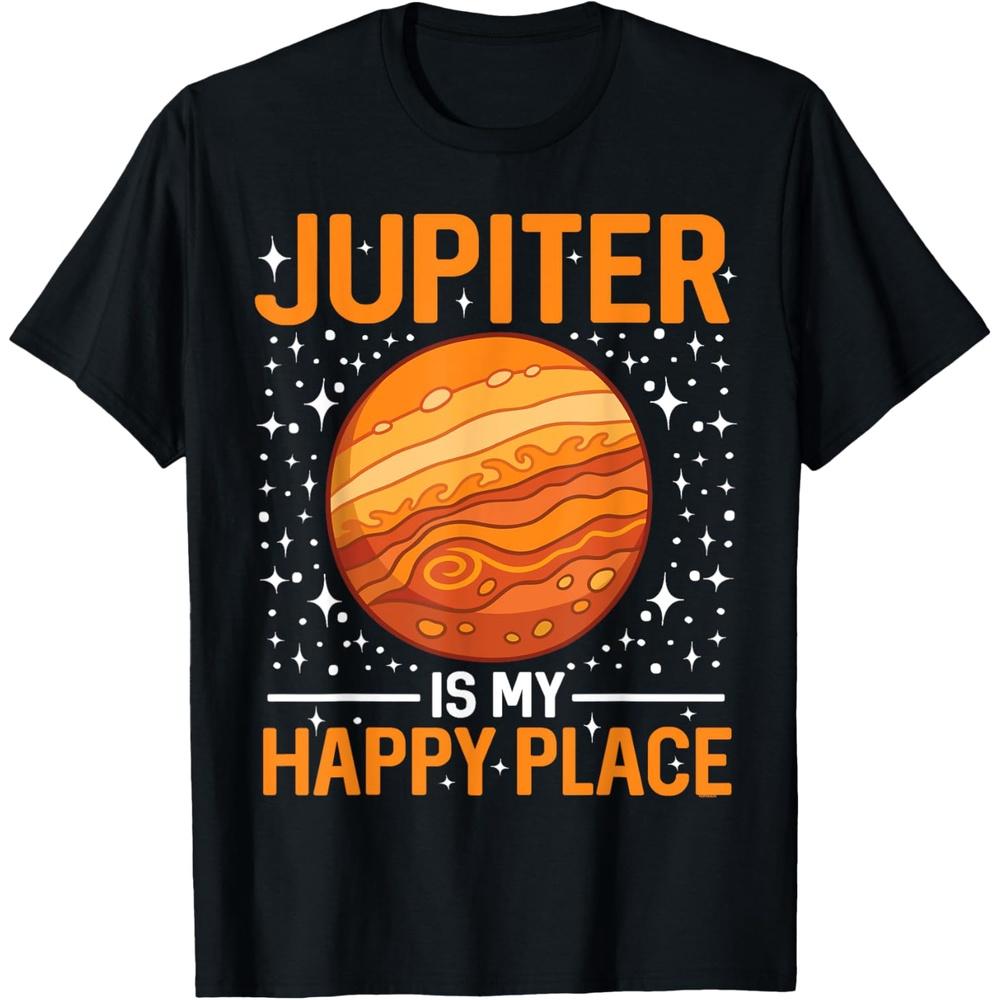 Jupiter Is My Happy Place - Jupiter Planet Space T-Shirt M