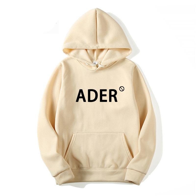 Moletom Marca Tide Ader Suéter Suéter de Lã Feminino Solto Casual com Capuz Pulôver Suéter Masculino Primavera e Outono