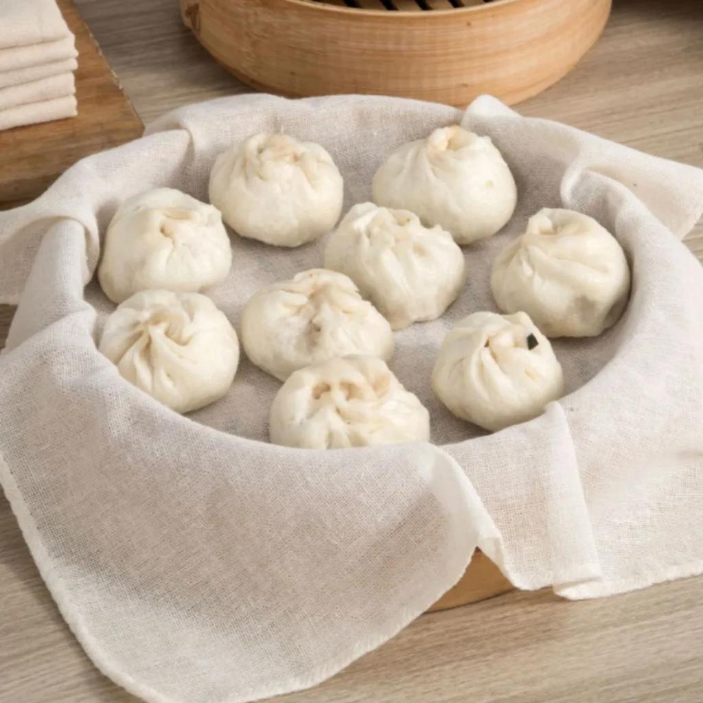 1Pc Absorbent Filter Cloth Square Locking Edge Beancurd Cloth Cheese Soybean Milk Filtration Edible Filter Gauze Steamer Mat