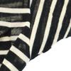 SAINT LAURENT made in Italy Border Pattern Short sleeve V neck knit XS Women Used