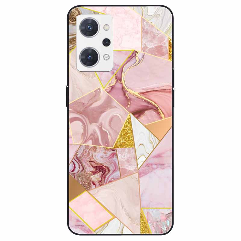 For OPPO Reno 9A 7A Case Soft TPU Fashion Marble Silicone Bumper Covers for OPPO Reno 9 A 5G CPH2523 Reno7A Protector Reno9 A