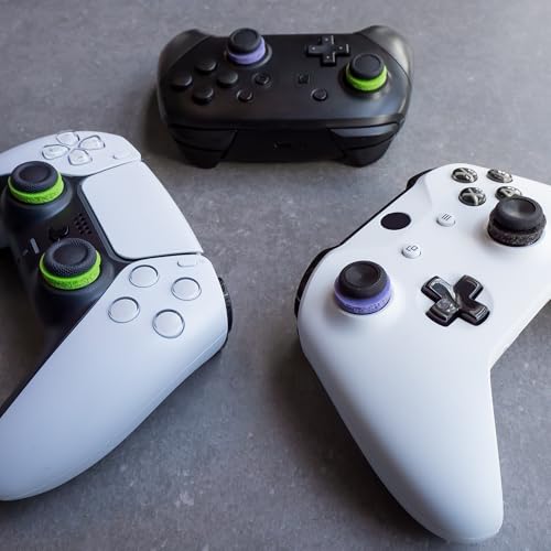 Anéis de Precisão KontrolFreek Anéis de Mira Assistência de Mira Controle de Movimento para PS4/5/Xbox One/Switch Pro e Controle Scuff Precisão de Mira Melhorada Macio Médio Ha