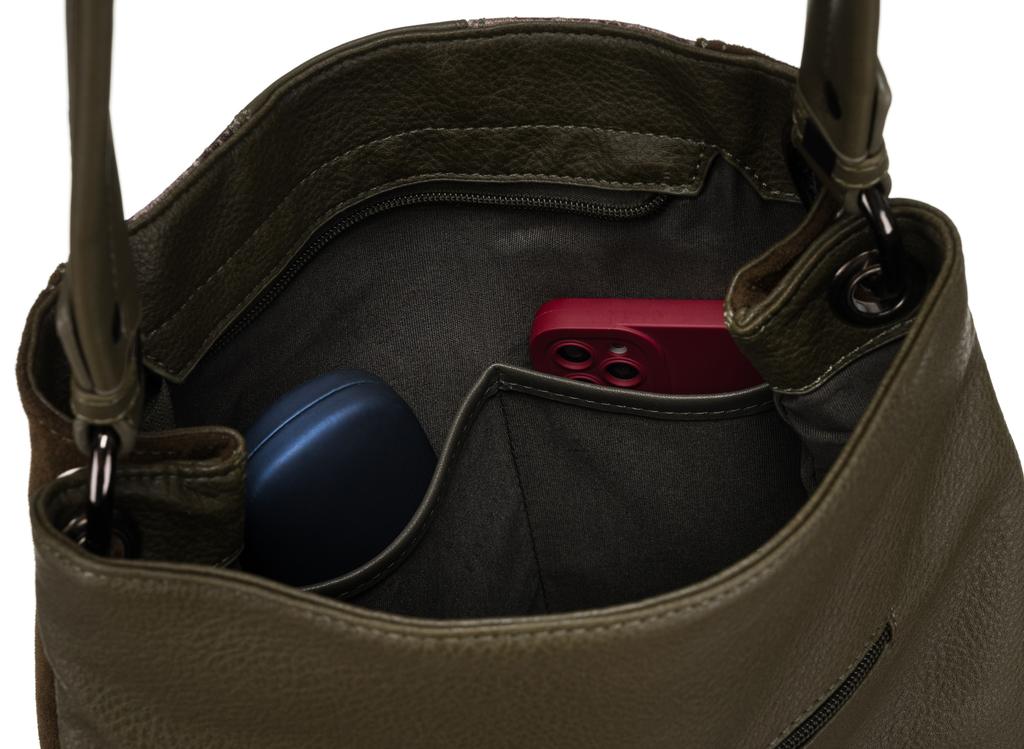 Women's Handbag 6885-4 KHAKI