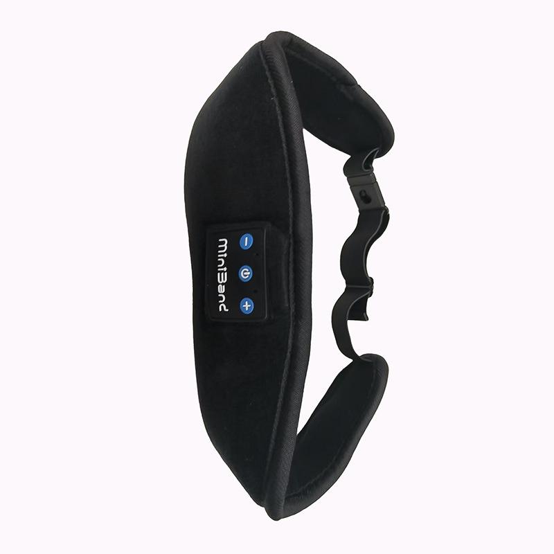 Bluetooth 5.3 Music Eye Mask with Stereo Sound and Light Blocking for Sleep Aid and Eye Protection.