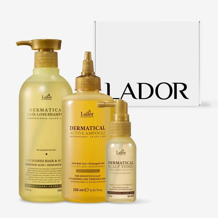 Hair Loss Relief Dermatological 3-piece Set (shampoo + Ampoule + Tonic)