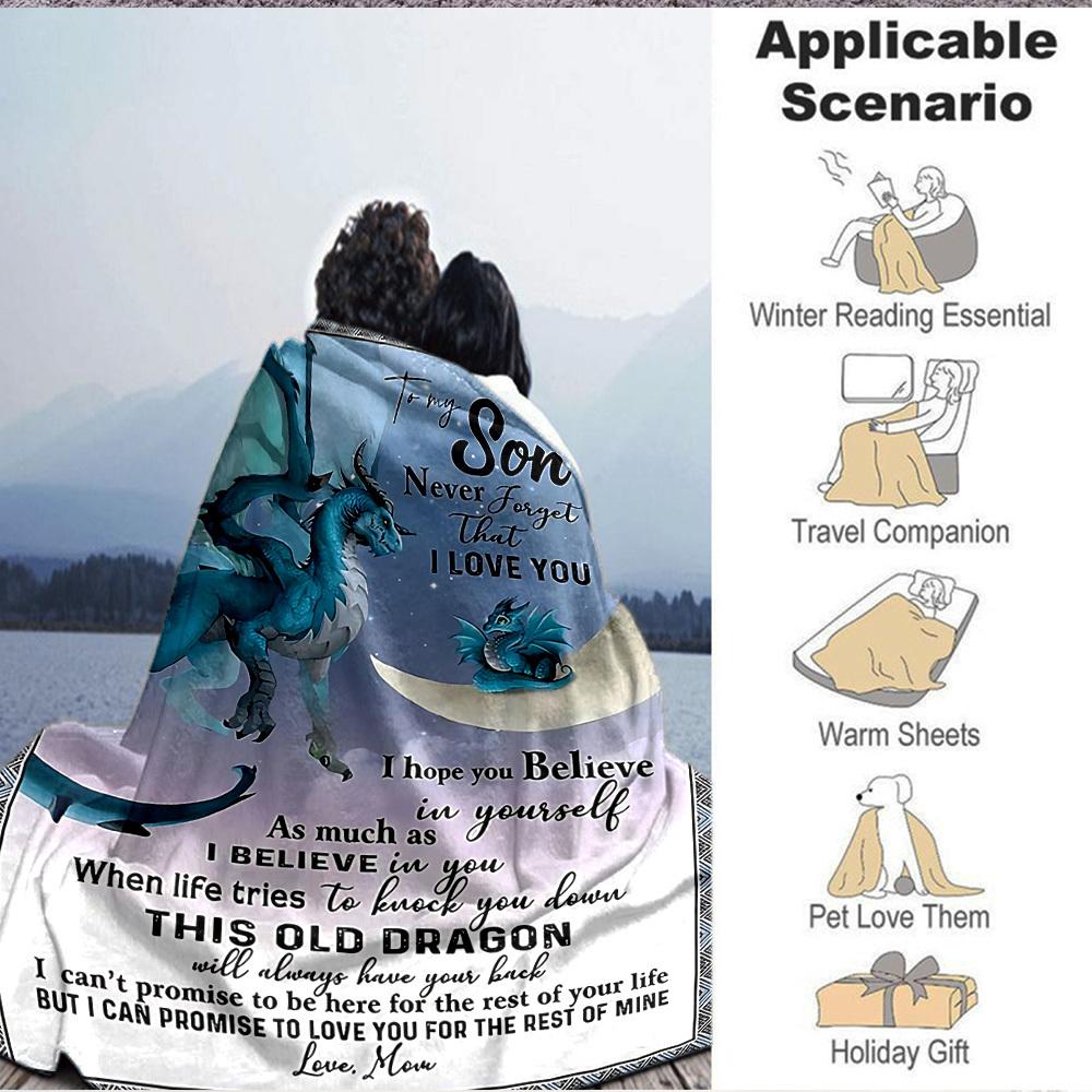 1PC Inspirational Quote Blanket, Throw For Sofa, Bed, Travel, Printing Blanket With Soft And Warm Fabric yy250918179