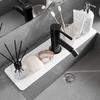Diatomite Faucet Pad Multifunctional Sink Splash Guard Mat Quick-Drying Water Absorbing Stone Tray for Kitchen Bathroom Organization