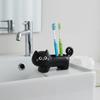 Cartoon Cat Toothbrush Base 3 Holes Toothbrush Holder Seat  For Bathroom Storage