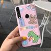 For Honor 9X Pro RU Case Cute Cartoon Cool Black Pink Silicone Back Cover For Huawei Honor9X Honor 9X Pro 9XPro 4G Phone Case