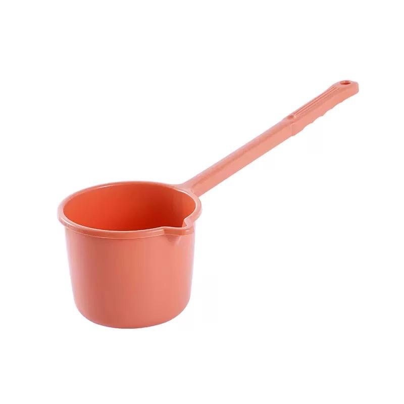 Louche à eau de bain pour bébé à long manche - Scoop en plastique épais pour le lavage des cheveux de nourrisson et usage de cuisine