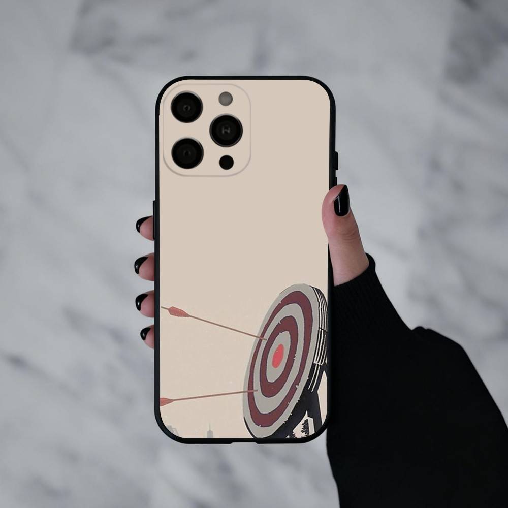 

A-Archery S-Sprot Phone Case For iPhone 17pro,16,15,14,13,12,11 Plus,Pro Max,XS,Soft Silicone Black Cover iPhone14Plus