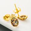 Fruit Pineapple Earrings for Women, Drop Girls Hanging Earrings, Creative
