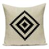 Simple Black White Cushion Animal Letters Coffee Home Polyester Pillowcase Car Sofa Home Decorative Throw Pillow Covers